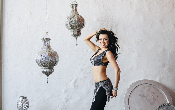 experience the beauty of belly dancing at BeirutBay Lounge